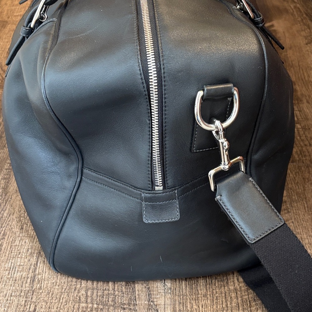 Coach Leather Voyage Cabin Duffel Bag Weekender Travel Carryon RARE - Picture 6 of 16